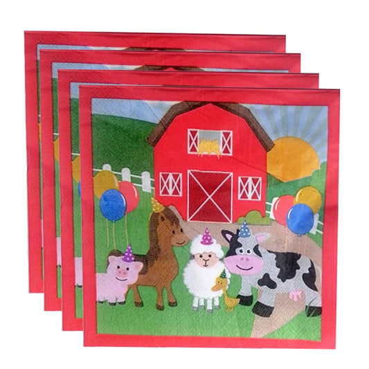Farm Theme Paper Napkins