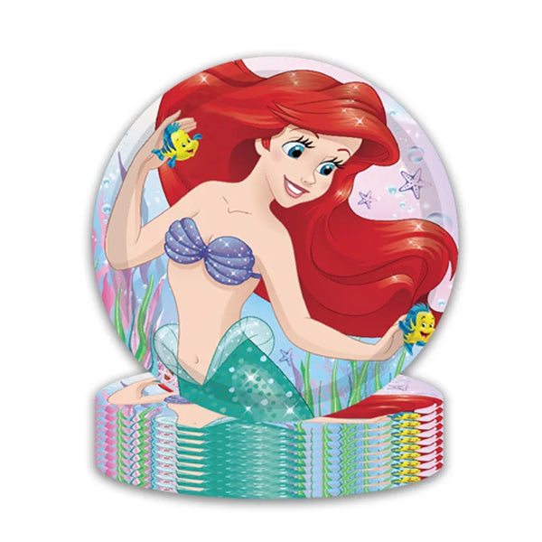 Disney Ariel Theme Paper Plate