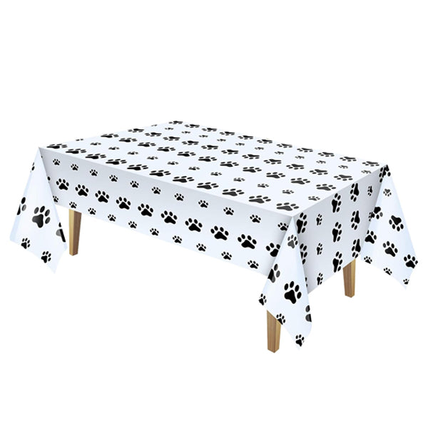 Paw Print Party Theme Tablecover