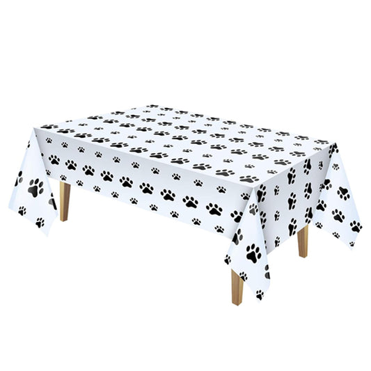 Paw Print Party Theme Tablecover