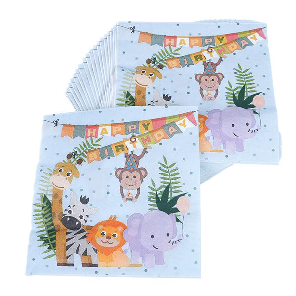 Jungle Theme Paper Napkins