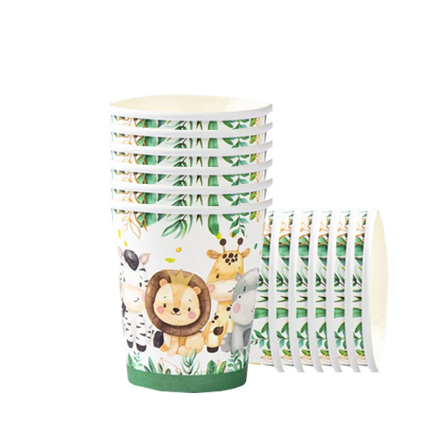 Jungle Theme Paper Cups