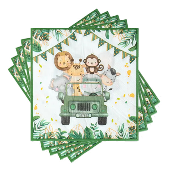 Jungle Theme Paper Napkins