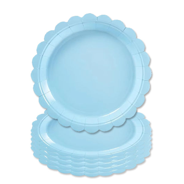 Blue Paper Plates