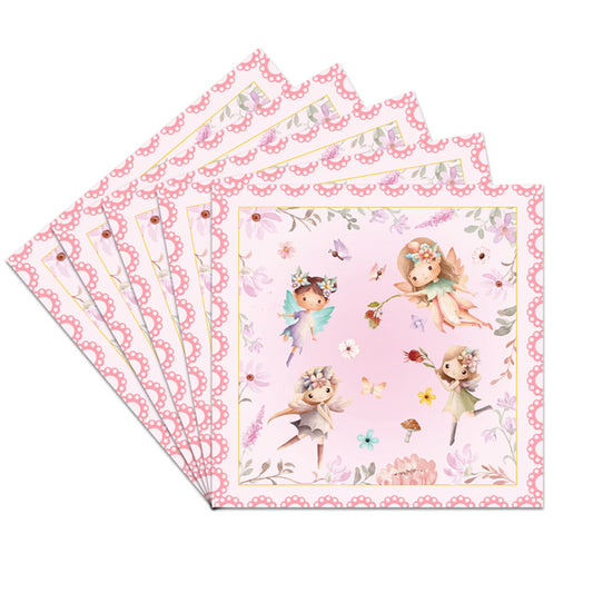 Fairy Party Theme Paper Napkins