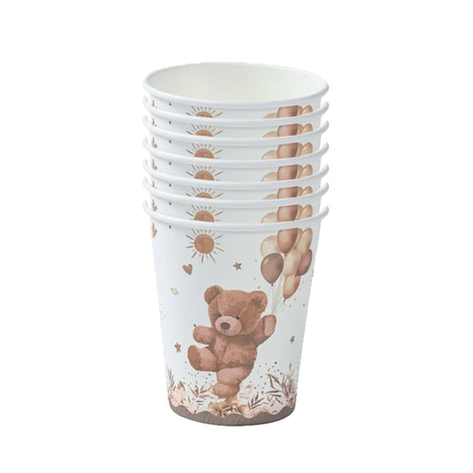 Bear Theme Paper Cups
