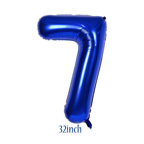 32 inch Dark Blue Number 7 Foil Balloon