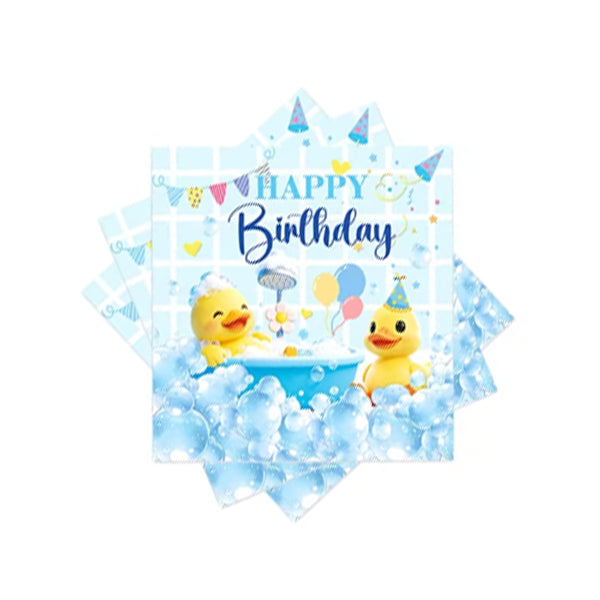 Duck Party Theme Paper Napkins