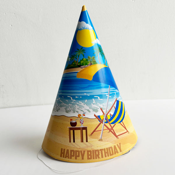Beach Party Paper Hat