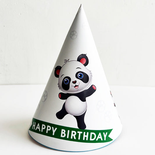 Panda Theme Paper Hats
