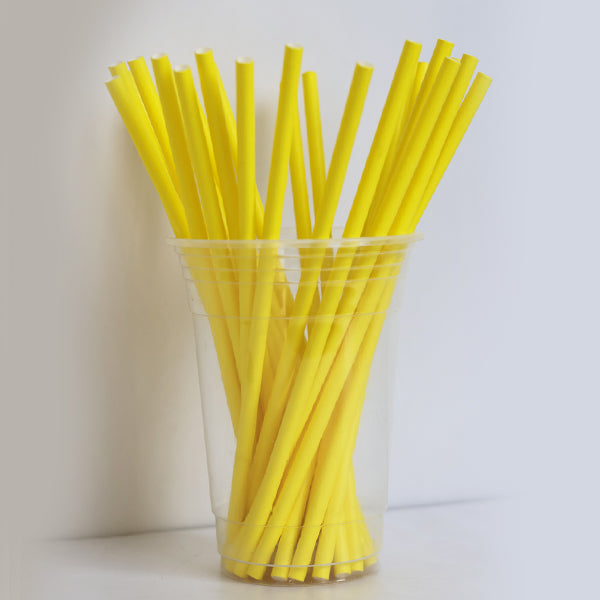 Yellow Paper Straw