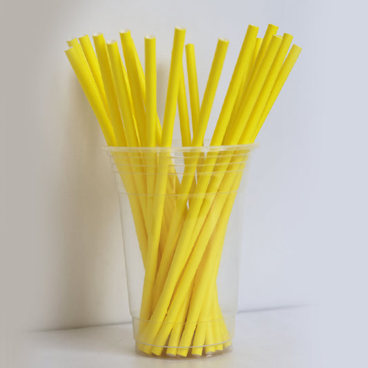 Yellow Paper Straw