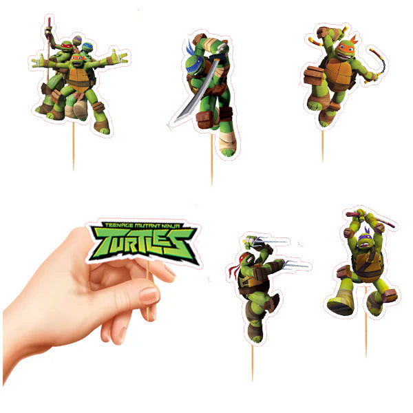 Teenage Mutant Ninja Turtles Cupcake Toppers