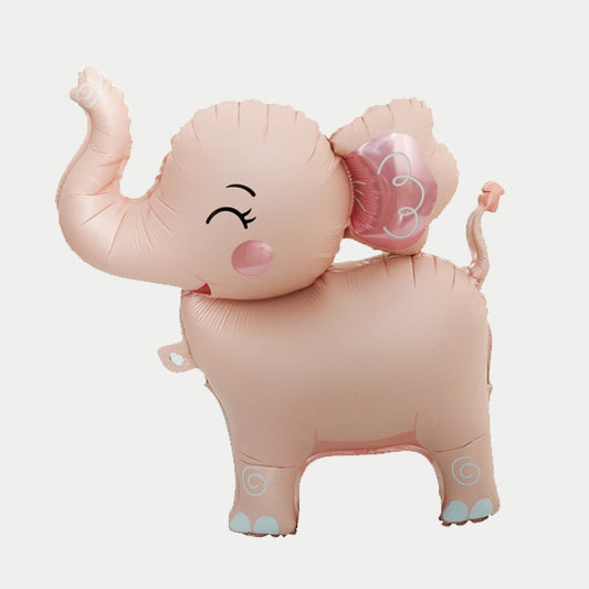 3D Standing Elephant Foil Balloon (Pink)