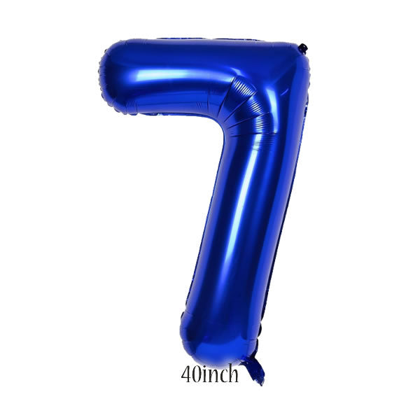 40 inch Dark Blue Number 7 Foil Balloon