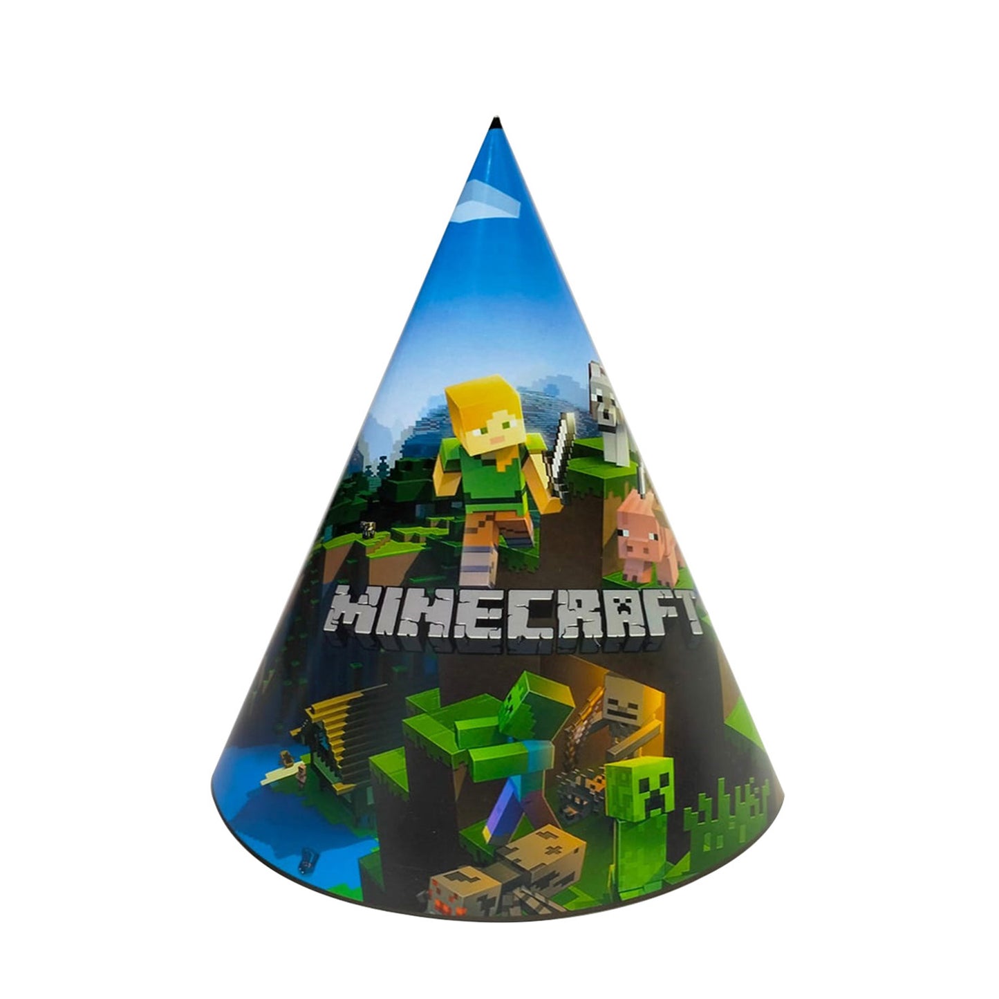 Mine Craft Theme Paper Hats