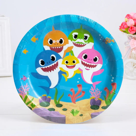 Baby Shark Paper Plates