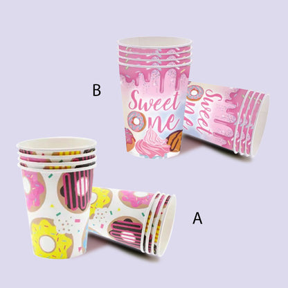 Donut Theme Paper Cup