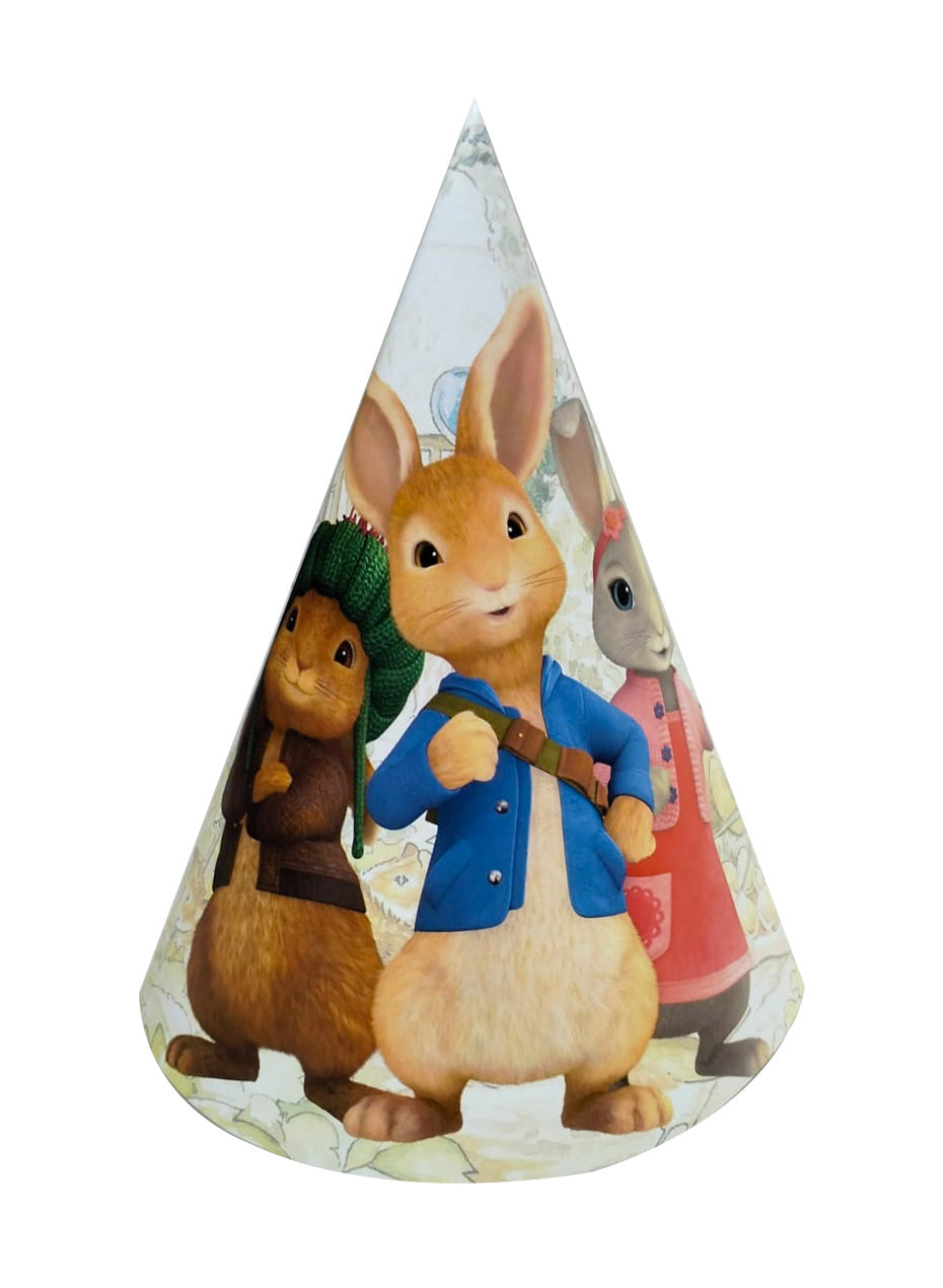 Peter Rabbit Theme Paper Hats – Jiggles Party Store