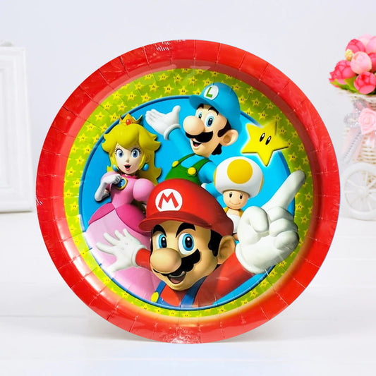 Super Mario Paper Plates