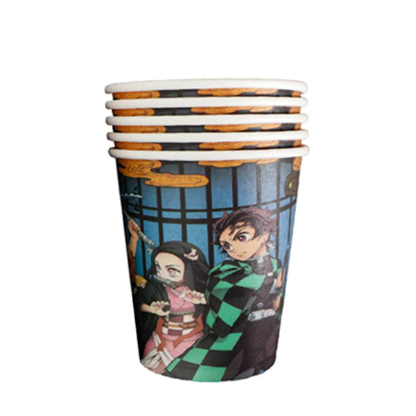 Demon Slayer Theme Paper Cups