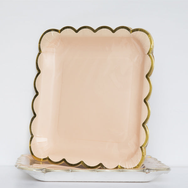 Square Shape Paper Plates
