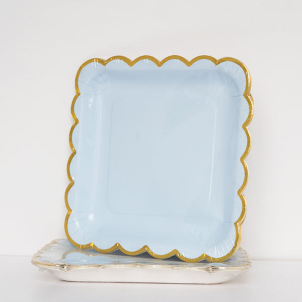 Square Shape Paper Plates