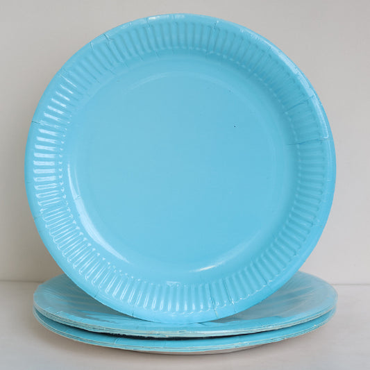 Baby Blue Paper Plates