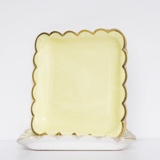 Square Shape Paper Plates