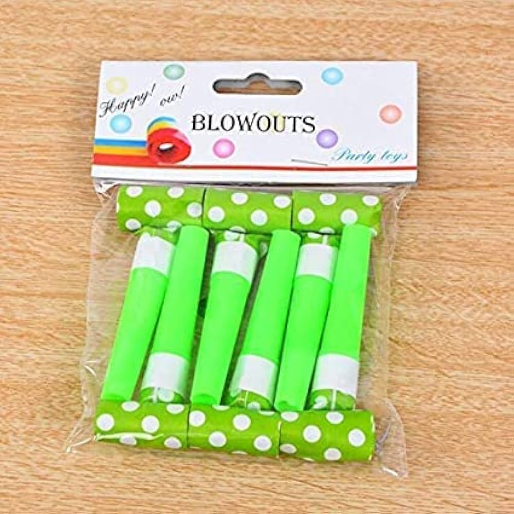 Polka Dot Green Whistles