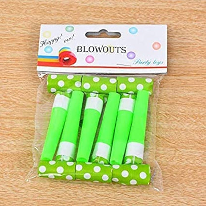 Polka Dot Green Whistles