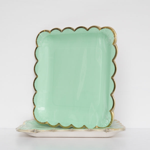Square Shape Paper Plates