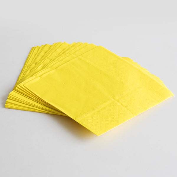 Yellow Paper Napkins