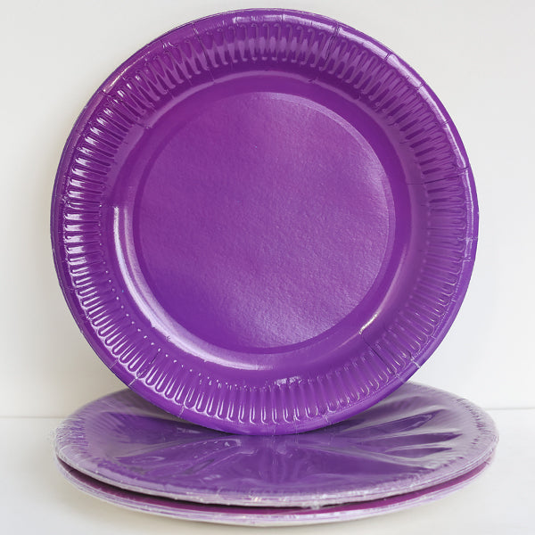 Dark Purple Paper Plates