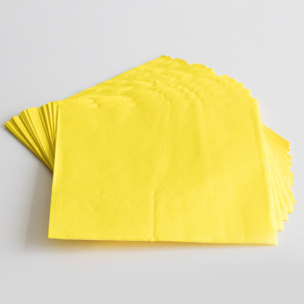 Yellow Paper Napkins