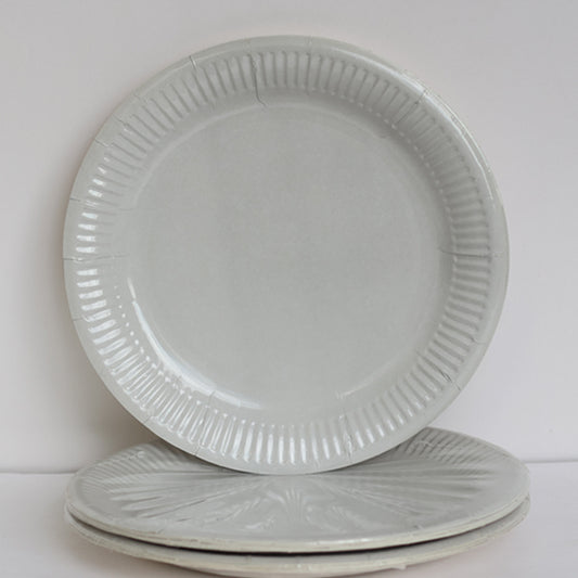 Gray Paper Plates