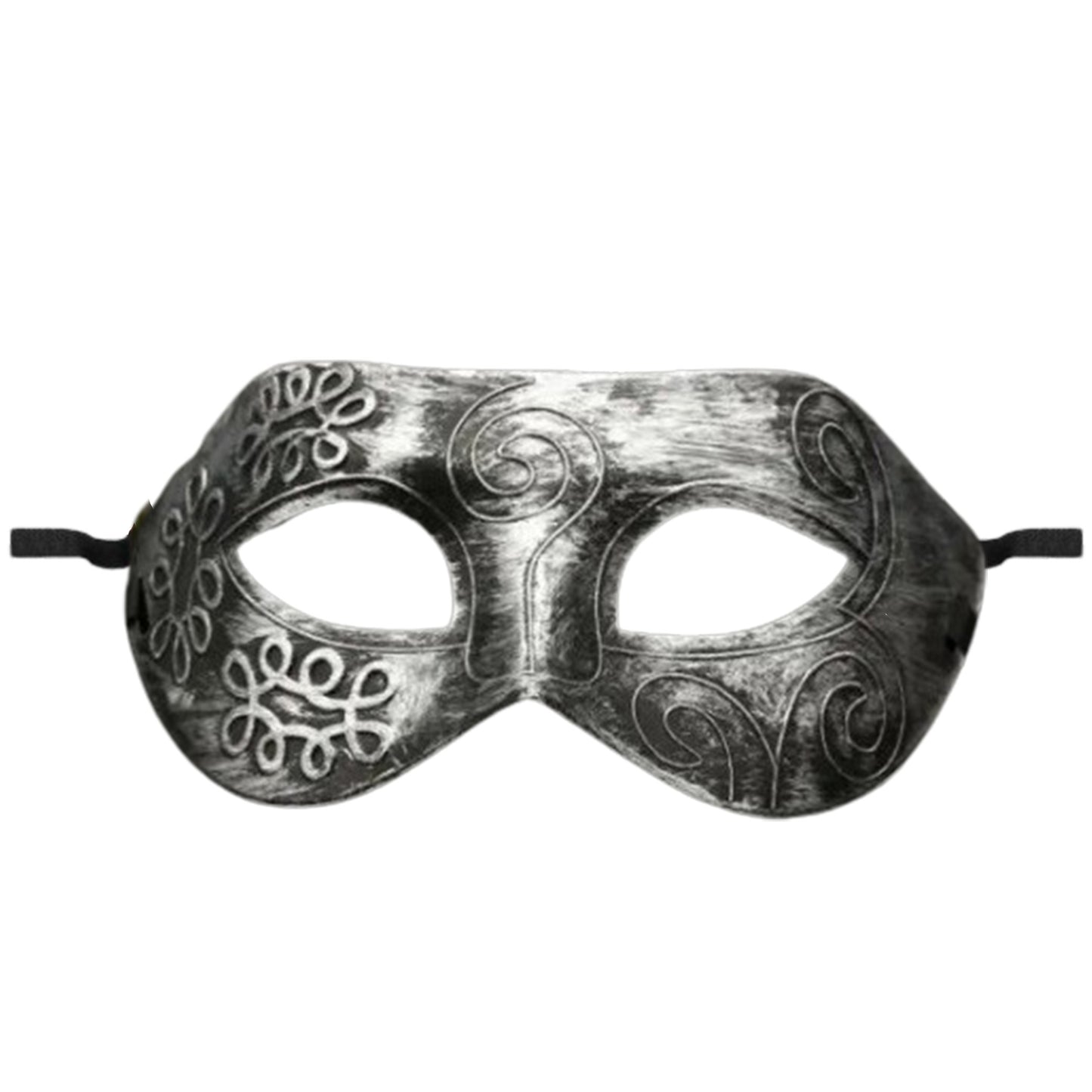 Roman Gladiator Retro Masquerade Mask Silver