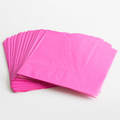 Hot Pink Paper Napkins