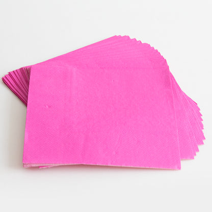 Hot Pink Paper Napkins