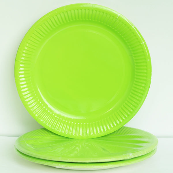 Light Green Paper Plates