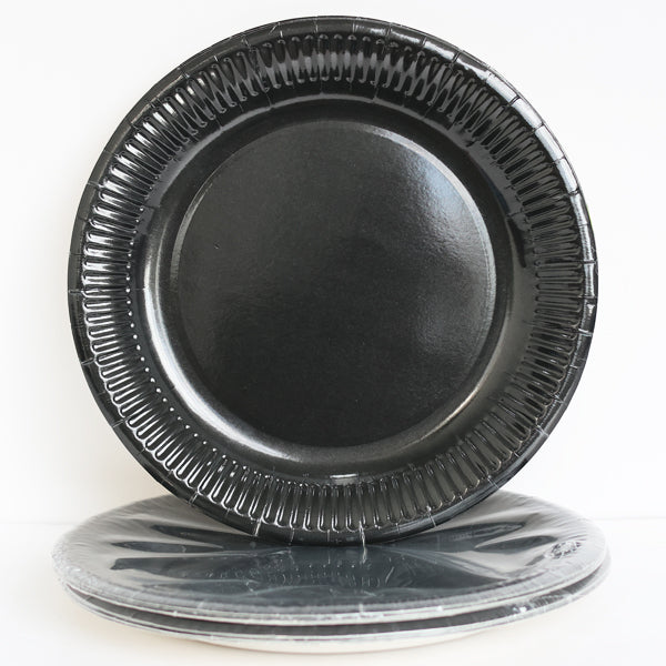 Black  Paper Plates