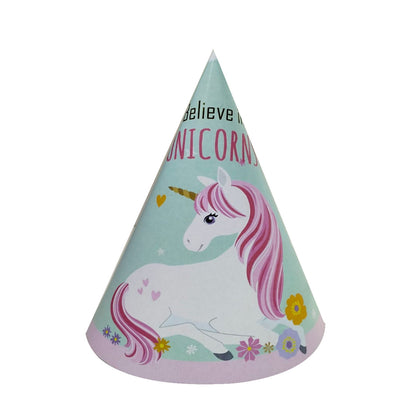 Unicorn Theme Paper Hats