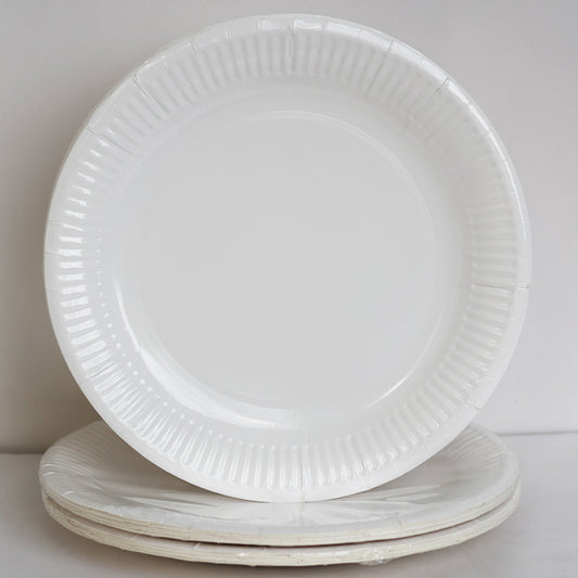 White Paper Plates