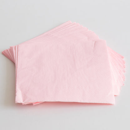 Peach Pink Paper Napkins