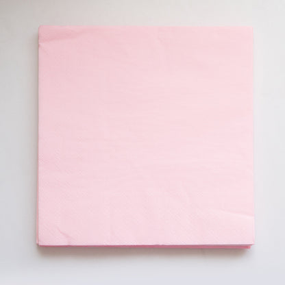 Peach Pink Paper Napkins