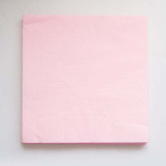 Peach Pink Paper Napkins