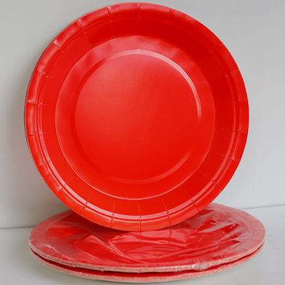 Red Paper Plate