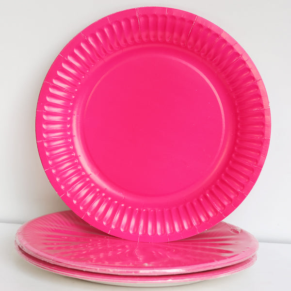 Pink Paper Plates