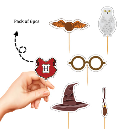 Harry Potter Theme Cup Cake Topper