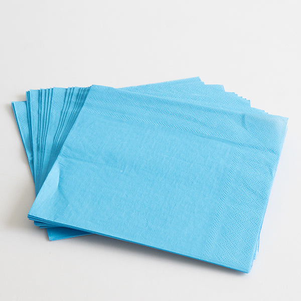 Light Blue Paper Napkins